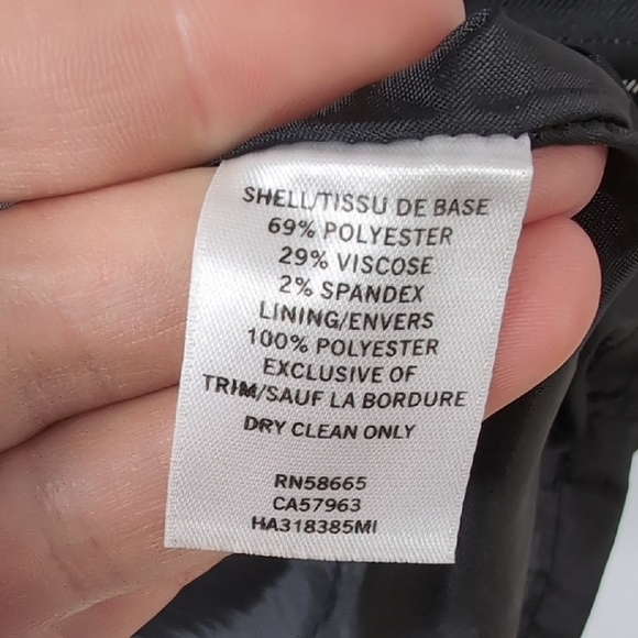 Halogen | Black and White Sheath Grid Patterned Midi Dress Size L - Picture 7 of 7